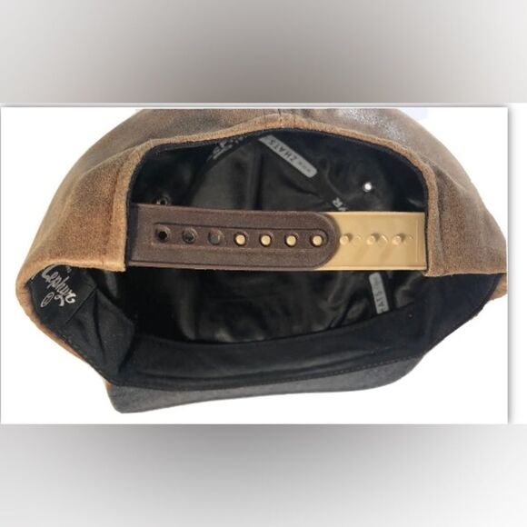 Vintage NHL- Hockey-Los Angels KINGS Faux Leather Cap by Zephyr - Picture 5 of 7